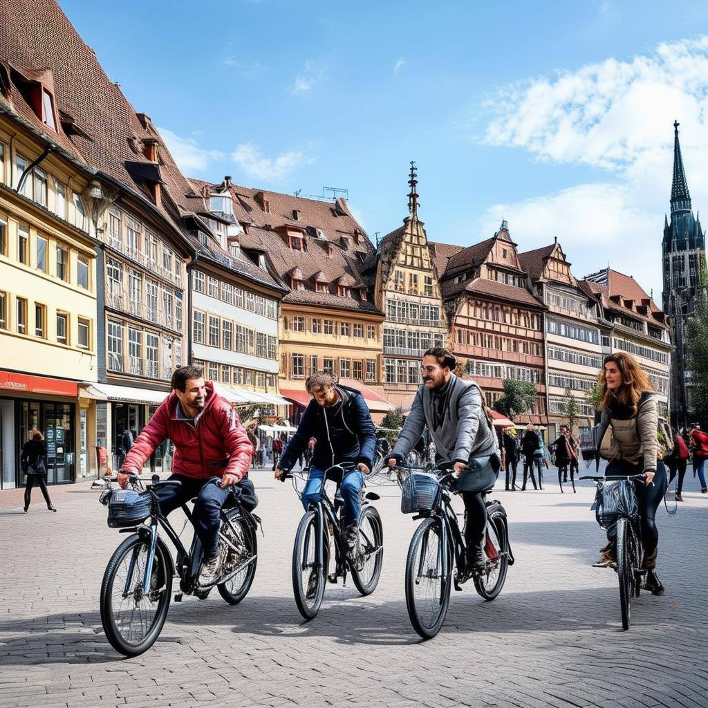 visite de strasbourg capital des institutions europeenes en velo